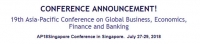 19th Asia-Pacific Conference on Global Business, Economics, Finance and Banking