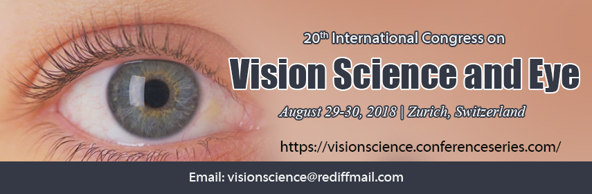 20th International Congress on Vision science and Eye, Zurich, Zürich, Switzerland