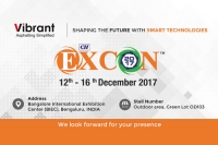 Find Vibrant Construction Equipments India Private Limited at Excon 2017 Trade Fare Bangalore.