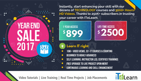 Year end sale 2017 from iTelearn, Los Angeles, California, United States