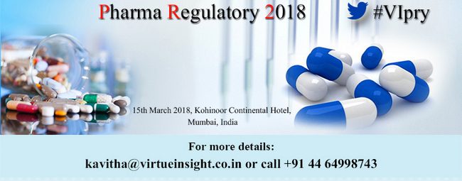 Pharma Regulatory 2018, Mumbai, Maharashtra, India