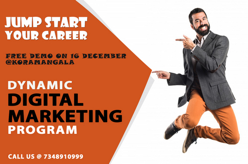 Free Demo on Dynamic Digital Marketing in Koramangala, Bangalore on 16th of December., Bangalore, Karnataka, India