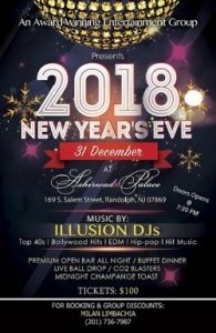 ILLUSION DJs - New Year Eve 2018 - Ashirward Palace