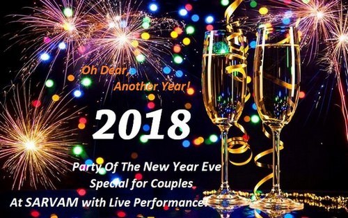 Party Of The New Year Eve Special for Couples - At SARVAM with Live Performance!, Central Delhi, Delhi, India