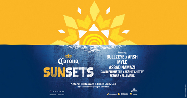 Corona Sunsets at Antares, Goa, Goa, India