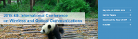 2018 6th International Conference on Wireless and Optical Communications (ICWOC 2018)