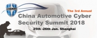 The 3rd Annual China Automotive Cyber Security Summit 2018