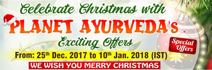 Christmas Offer for Customers of Outside India by Planet Ayurveda, Los Angeles, California, United States