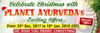 Christmas Offer for Customers of Outside India by Planet Ayurveda