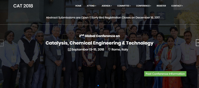 2nd Global Conference on Catalysis, Chemical Engineering and Technology, Rome, Lazio, Italy