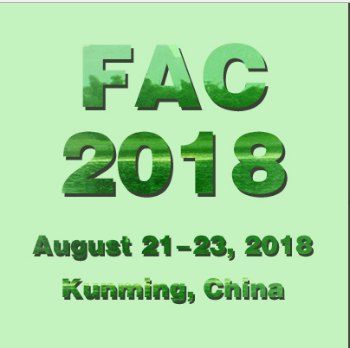 The 4th Fisheries and Aquaculture Conference (FAC 2018), Kunming, Yunnan, China