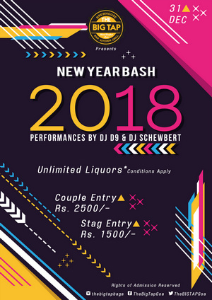 New Year Bash 2018, Goa, India