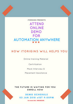 Automation Anywhere Online live Demo, Hyderabad, Telangana, India
