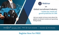 Webinar on Global recruitment industry - market size, trends and growth predictions for 2018