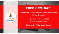 Seminar on Guaranteed MBBS / Engineering admissions without Donation