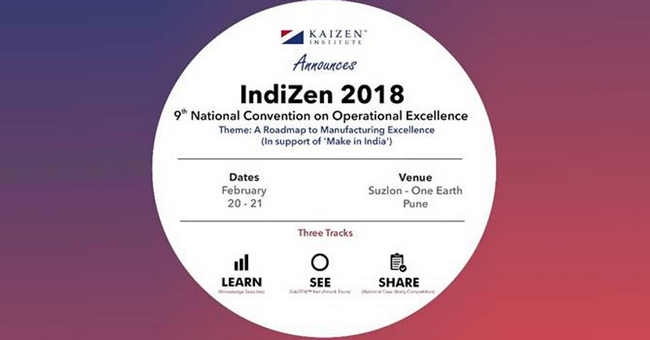 IndiZen 2018, 9th National Convention on Operational Excellence, Pune, Maharashtra, India