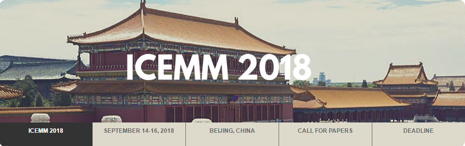 2018 International Conference on Engineering Materials and Metallurgy (ICEMM 2018), Beijing, China
