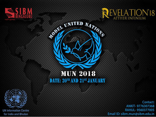SIBM Bengaluru Model United Nations (MUN) | Revelation 2018, Bangalore, Karnataka, India