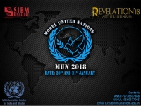 SIBM Bengaluru Model United Nations (MUN) | Revelation 2018