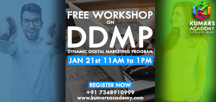 Free Workshop on DDMP (Dynamic Digital Marketing Program), Bangalore, Karnataka, India