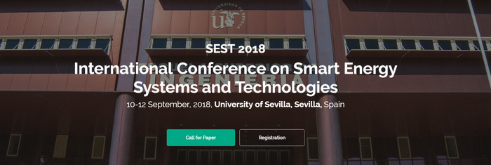 2018 International Conference on Smart Energy Systems and Technology (SEST 2018), Sevilla, Spain
