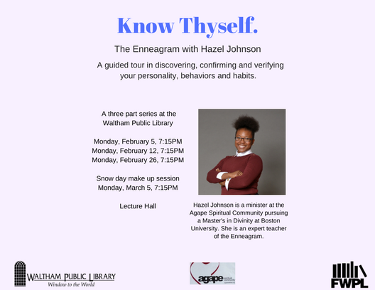 Know Thyself - The Enneagram With Hazel Johnson, Waltham, Massachusetts, United States