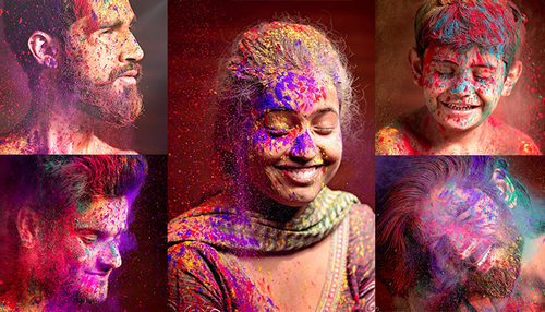 Colourful Pre Holi Photoshoot 2018 by Rishish Pandey, Mumbai, Maharashtra, India