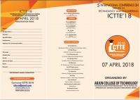 5th International Conference on Trends in Technology and Engineering ICTTE’18