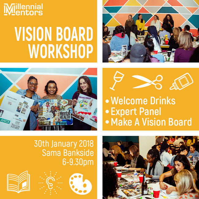 Millennial Mentors | Vision Board Workshop, London, United Kingdom