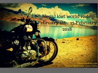 Motorcycle tours Nepal lost world Ride