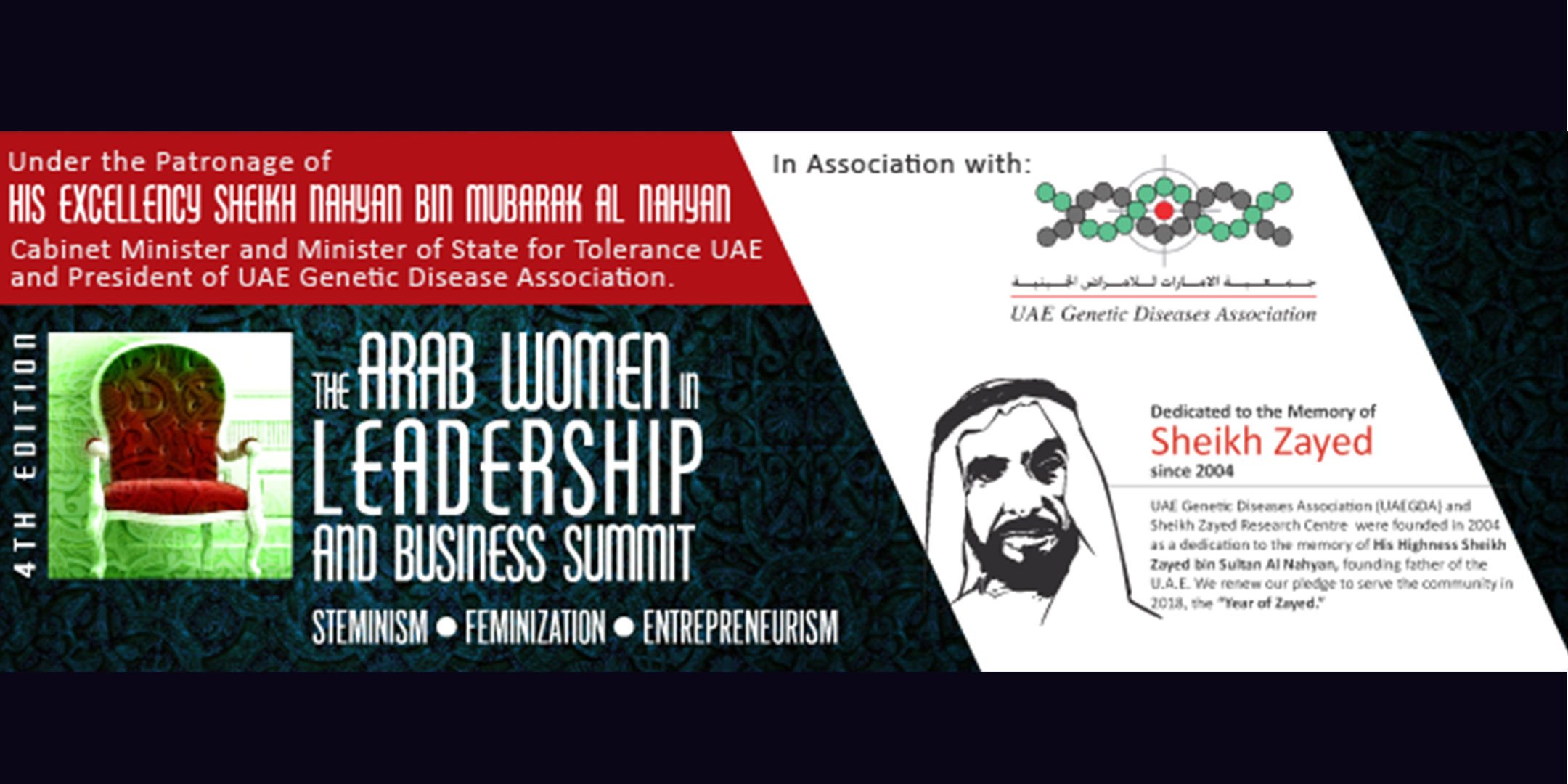 Arab Women in Leadership and Business Summit : 4th Edition, Dubai, United Arab Emirates