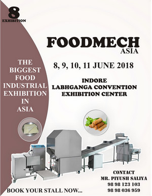 Food Mech Asia-Indore 2018, Indore, Madhya Pradesh, India