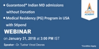 Guaranteed* India andUSA MD admissions