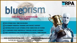 blueprism Online training | Blueprism training in hyderabad, Hyderabad, Telangana, India