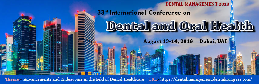 33rd International Conference on Dental and Oral Health, Dubai, United Arab Emirates