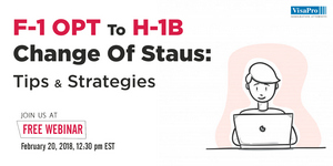 FREE Webinar: F-1 OPT To H-1B Change of Status Tips & Strategies, Berlin, Germany