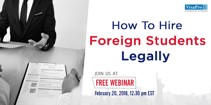 FREE Webinar: How To Hire Foreign Students, Dallas, United States