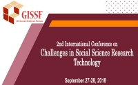 2nd International Conference on Challenges in Social Science Research (CSSR-2018)