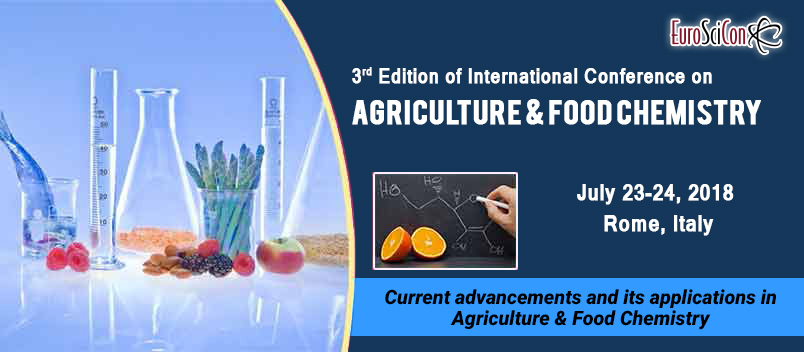 3rd Edition of International Conference on Agriculture and Food Chemistry, Rome, Lazio, Italy