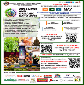 Wellness and Organic Expo - 2018, Bangalore, Karnataka, India