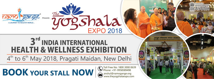 The Yogshala Expo 2018- Health & Wellness Exhibition, New Delhi, Delhi, India