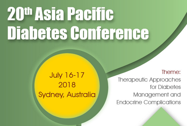 20th Asia Pacific Diabetes Conference, Sydney, New South Wales, Australia