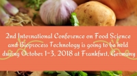 2nd International Conference on Food Science and Bioprocess Technology