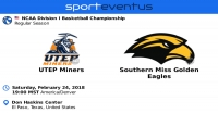 UTEP Miners vs. Southern Mississippi Golden Eagles Mens Basketball - Tixbag