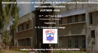 International Conference on Recent Trends in Multi-Disciplinary Research-Science, Humanities and Education (ICRTMDR -2018)