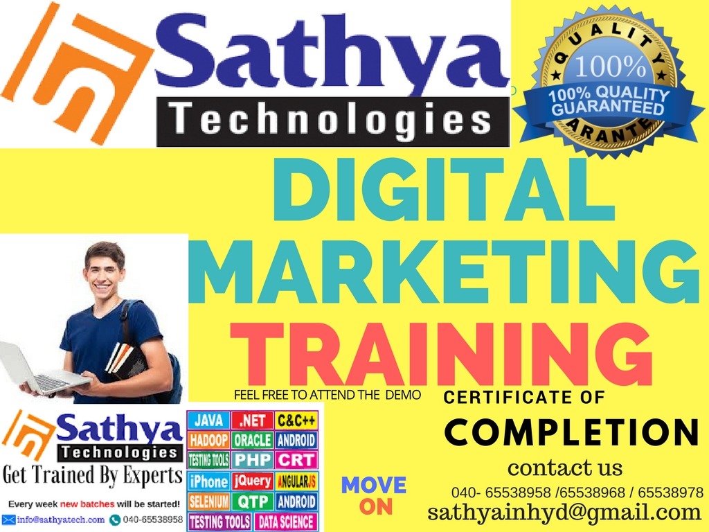 digital marketing training in Hyderabad, Hyderabad, Telangana, India