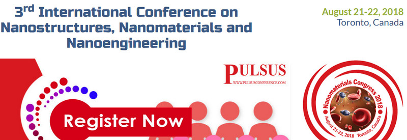 3rd International Conference on Nanostructures, Nanomaterials and Nanoengineering, Toronto, Canada