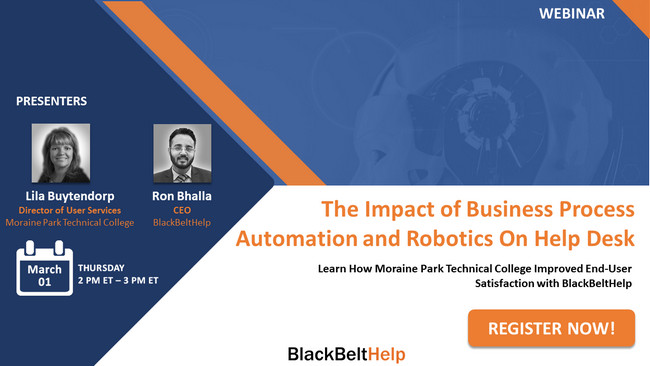 The Impact of Business Process Automation and Robotics on Help Desk, Clark, Illinois, United States