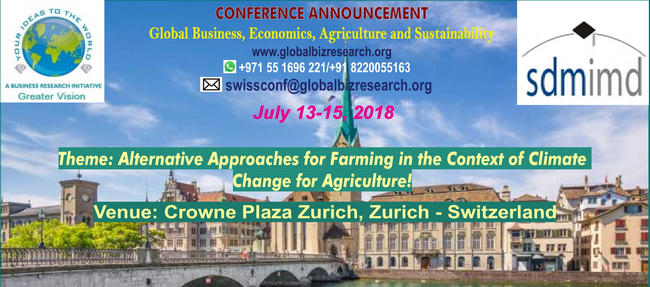 Global Business, Economics, Agriculture and Sustainability, Zurich, Zürich, Switzerland
