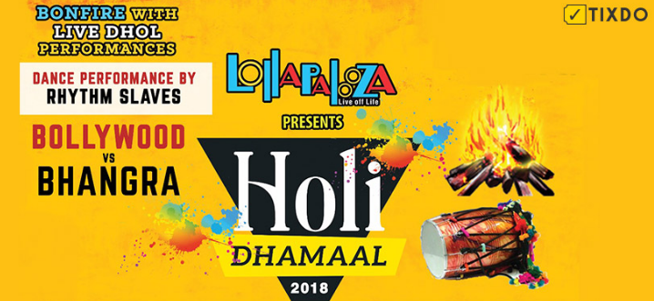 Holi Dhamaal 2018 at Lollapalooza, Pune, Maharashtra, India
